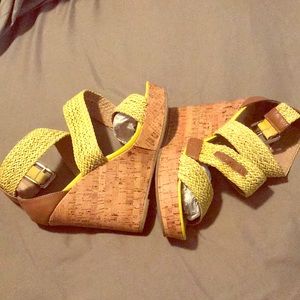 These are yellow wood wedge with cross scrap